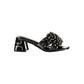 Black Polyurethane Women's Sandal
