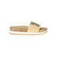 Beige Polyurethane Women's Slipper