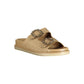 Beige Polyurethane Women's Slipper