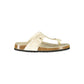 Bianco Poliuretano Donna Ciabatta for Effortless Elegance