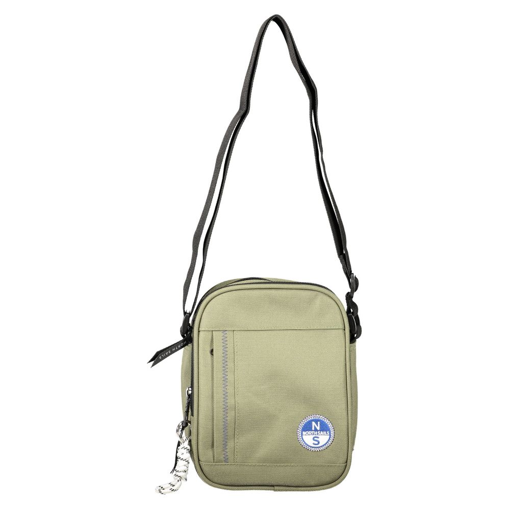 Green Polyester Shoulder Bag