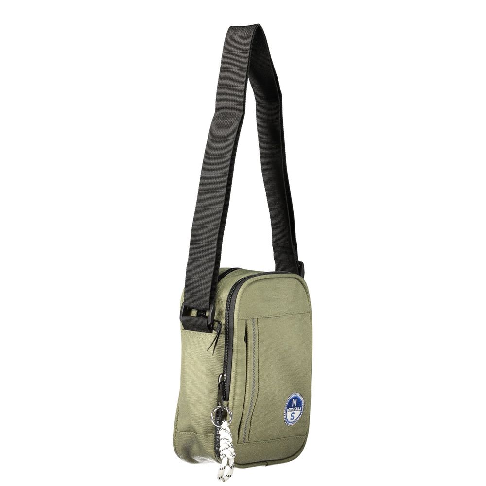 Green Polyester Shoulder Bag