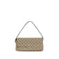 Brown Polyester Shoulder Bag