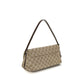 Brown Polyester Shoulder Bag