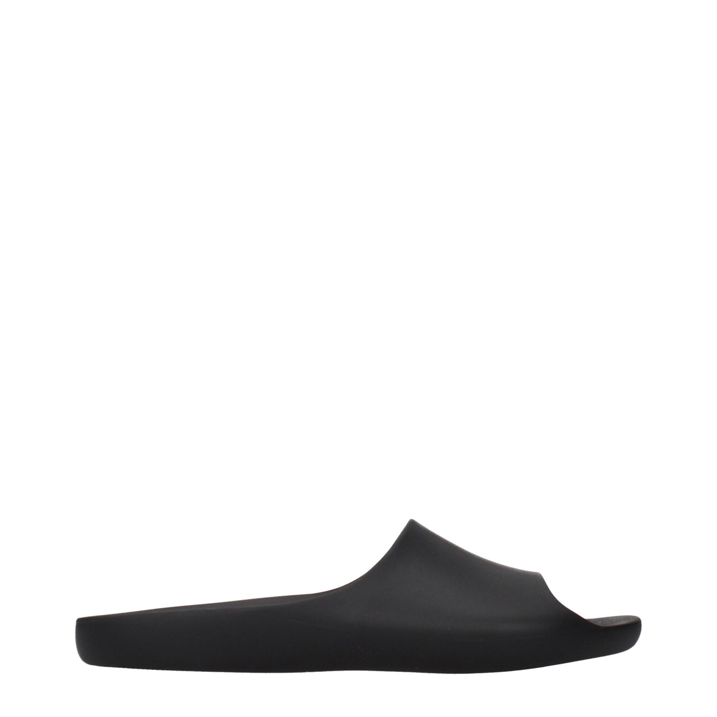 Black Cotton Slippers