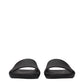 Black Cotton Slippers