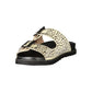 Beige Polyurethane Women's Slipper
