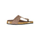 Brown Polyurethane Women's Sandal