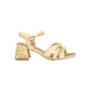 Beige Polyurethane Women's Sandal