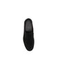 Black Suede Leather Slip-On Loafers
