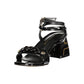 Black Polyurethane Women's Sandal