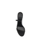 Black Calf Leather Bos Taurus Stiletto Heel Sandals