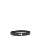 Black Calf Leather Bos Taurus Belt