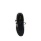 Black Polyester Athletic Sneakers
