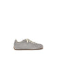 Gray Calf Leather Bos Taurus Low Top Sneakers