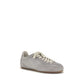 Gray Calf Leather Bos Taurus Low Top Sneakers