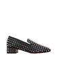 Black Leather Slip-On Loafers