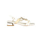 White Polyurethane Women's Sandal
