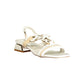 White Polyurethane Women's Sandal