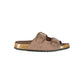 Brown Polyurethane Women's Sandal