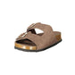 Brown Polyurethane Women's Sandal