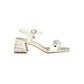 White Polyurethane Women's Sandal