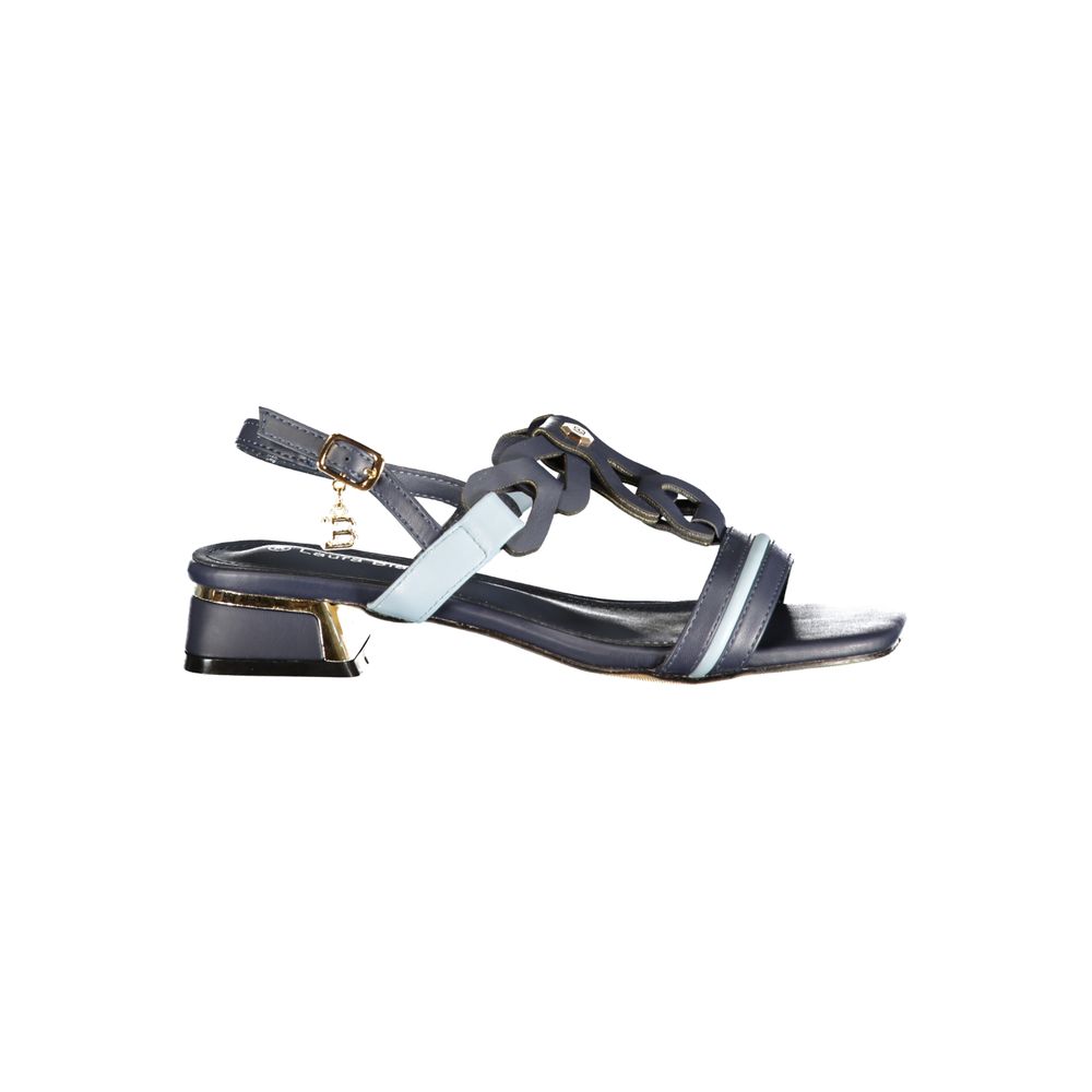 Blue Polyurethane Women's Sandal