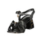 Black Polyethylene Flat Sandals