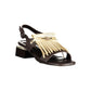 Brown Polyethylene Flat Sandals