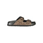 Brown Polyurethane Women's Slipper