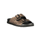 Brown Polyurethane Women's Slipper