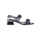 Blue Polyethylene Flat Sandals