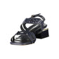 Blue Polyethylene Flat Sandals