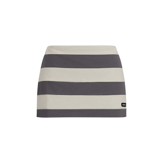Multicolor Cotton Mini Skirt
