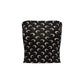 Black Polyamide Sleeveles T-Shirt