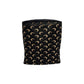 Black Polyamide Sleeveles T-Shirt