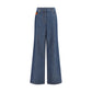 Blue Cotton Jeans Denim