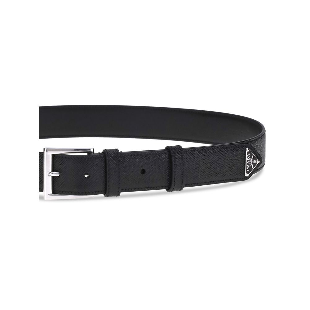 Black Calf Leather Bos Taurus Regular Belt