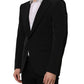 Black Single Breasted One Button Coat Blazer