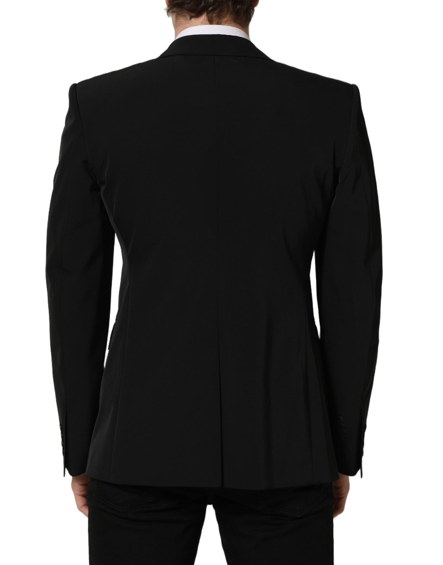 Black Single Breasted One Button Coat Blazer