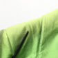 Green Silk SingleBreasted Embellished Blazer