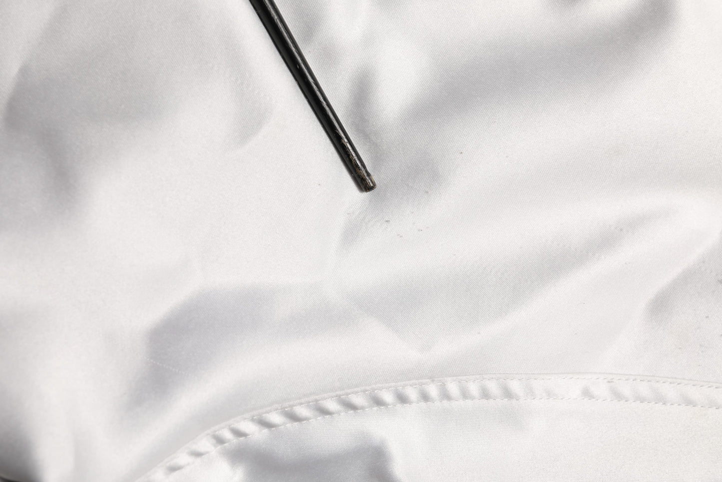 White DG Logo Polyester JerseyBomber Jacket