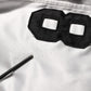 White DG Logo Polyester JerseyBomber Jacket