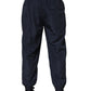 Dark Blue Polyester Jogger Sweatpants Pants