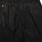 Black Cotton Mid Waist Jogger Sweatpants Pants