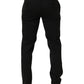 Black Wool Skinny Leg Dress Men Trouser Pants