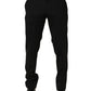 Black Wool Skinny Leg Dress Men Trouser Pants