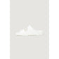 White Plastic Flat Sandals