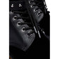 Black Leather Lace-Up Boots