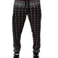 Black Bandana Crown Jogger Men Trouser Pants